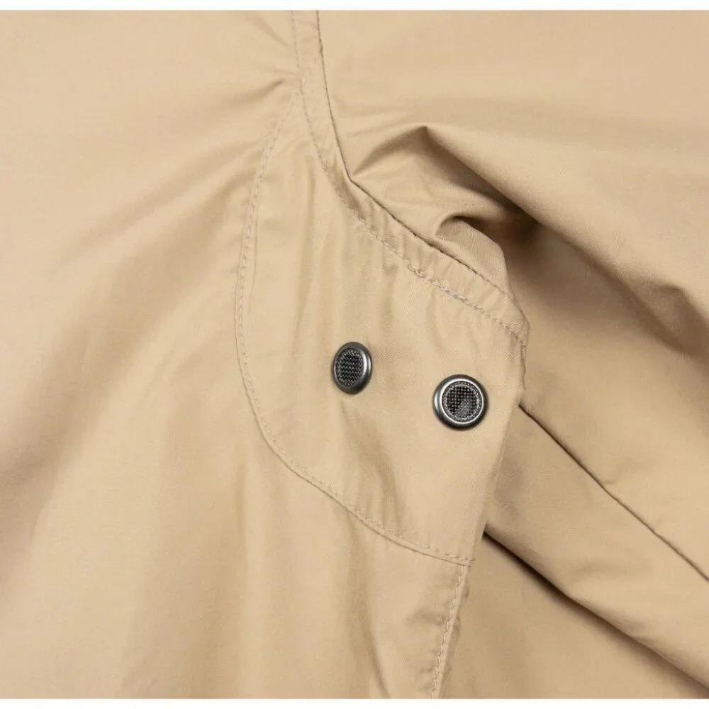 Peter Millar Bomber Jacket Men's Large Full Zip Lined Beige Golf Windbreaker - Picture 10 of 16